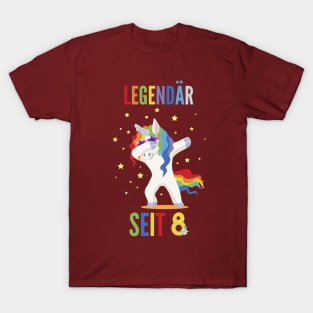 8th birthday unicorn T-Shirt